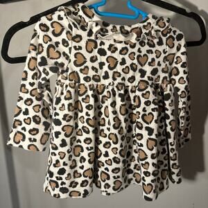 Girls 12 months cheetah print long sleeve shirt
